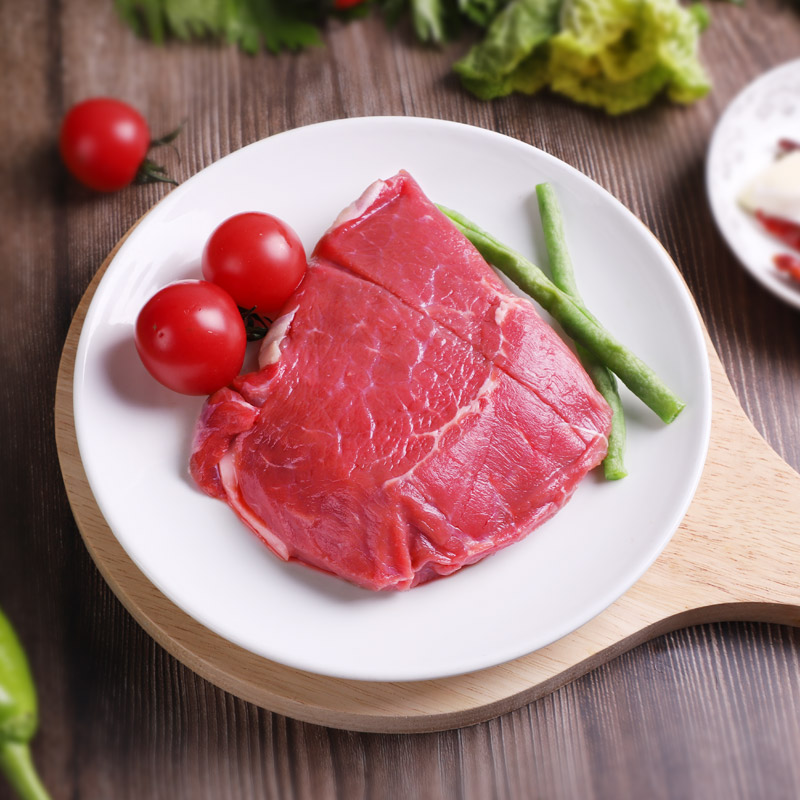 伊赛(yisai)谷饲原切牛腿肉*1袋装 300g 清真牛肉 国产新鲜高清大图