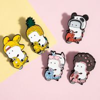 名创优品(miniso) 萌力星球TUTU车系列盲盒徽章衣物服饰帽子创意玩偶装饰
