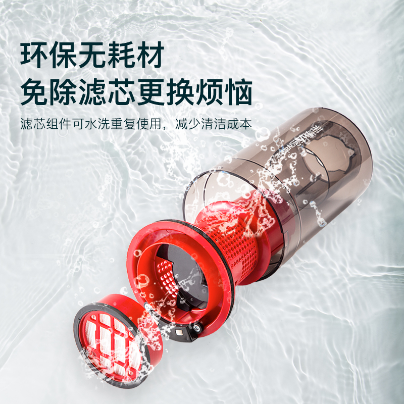 荣事达(Royalstar)吸尘器家用小型无线荣事达V7手持式大吸力充电强力静音吸尘机除螨高清大图