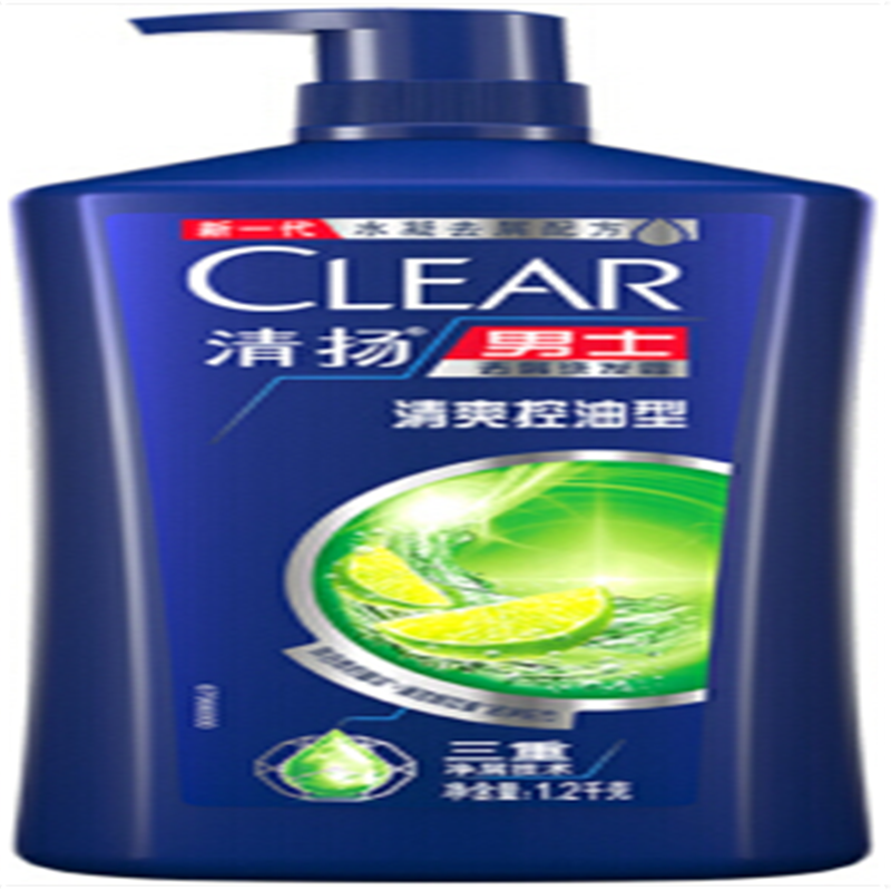 CLEAR 男士去屑洗发水装清爽控油型1.2kg