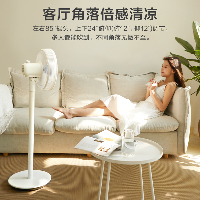 美的(Midea)电风扇 SAD30MA 立式机械版落地扇 3档风速 七片风叶高清大图