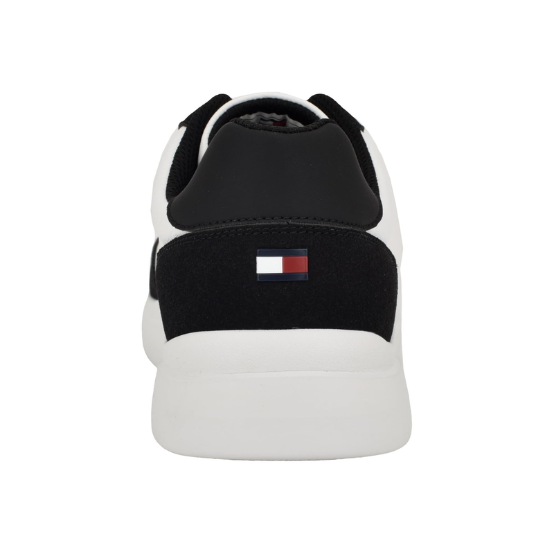 TOMMY HILFIGER环保再生材质圆头休闲板鞋男鞋舒适EVA底百搭配扣高清大图