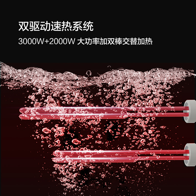 佳尼特电热水器60升智能3000W速热卫生间沐浴淋浴大水量加热快洗澡即热60L电热APP控制1级能效苏宁自营CXE-B1