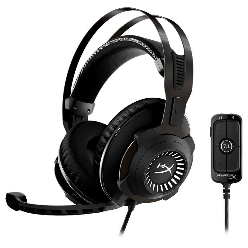极度未知(HyperX) Cloud Revolver 7.1黑鹰-New头戴式专业电竞游戏耳机黑色高清大图