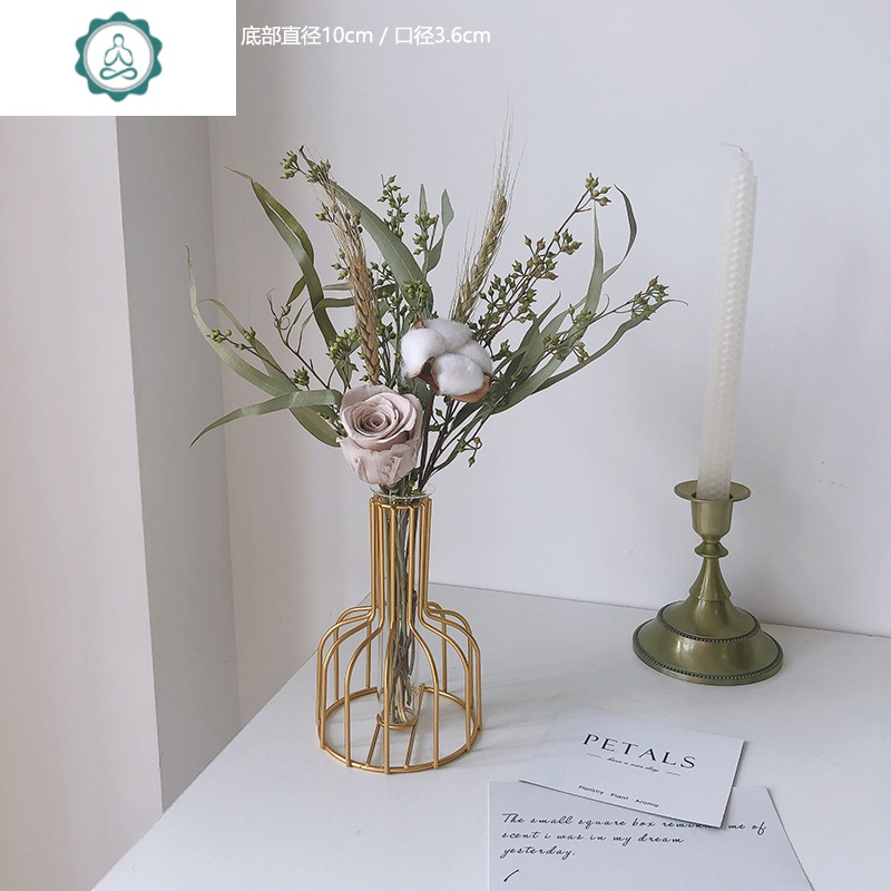 封后 Fenghou 花瓶 花艺北欧ins风干花装饰摆件小清新真花花束客厅摆设花瓶尤加利叶玫瑰封后 金色铁艺花瓶 红叶 山茶干花包 价格图片品牌报价 苏宁易购杰伦家居专营店