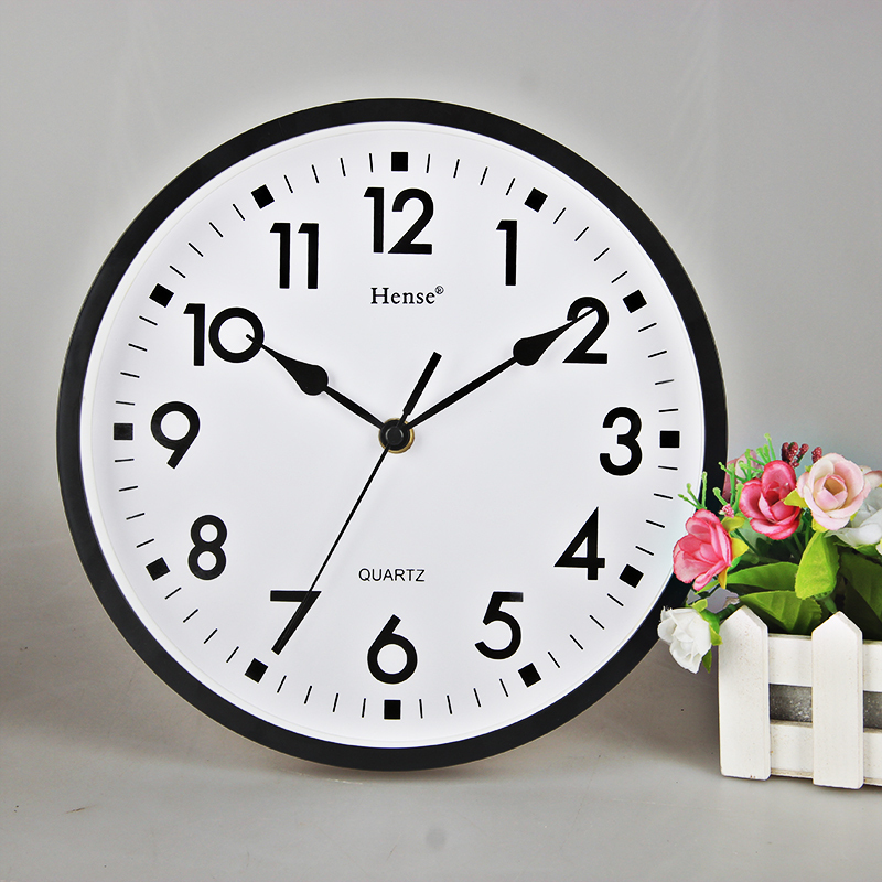 汉时(hense)时尚简约装饰挂钟客厅创意石英时钟卧室挂表hw11