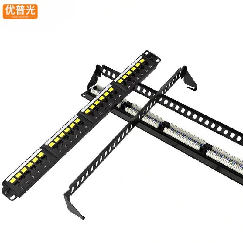 优普光 24口五类网络配线架/个高清大图