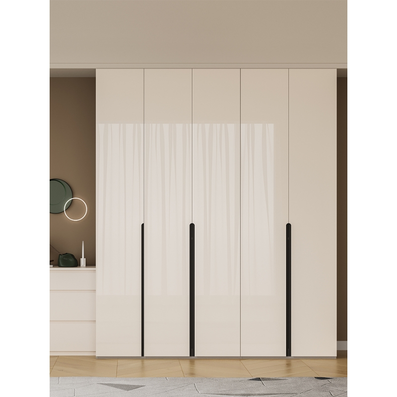 掌上明珠亮光烤漆一门到简约无拉手2门3门4门5门组合大衣柜cx