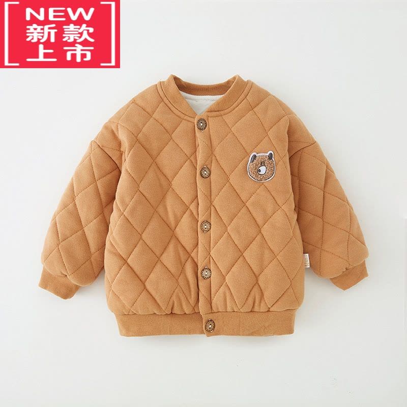 可莉允宝宝棉袄冬季新品儿童短款棉服男童加厚保暖上衣婴儿棉衣夹棉外套图片