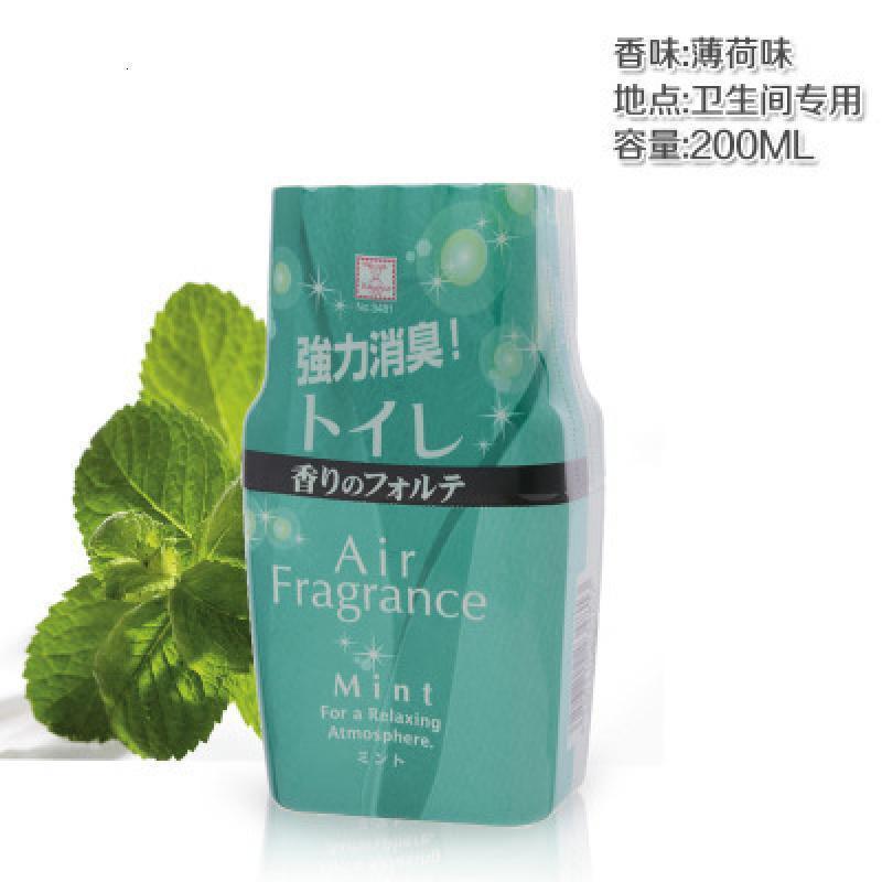 室内剂 液体卧室芳香剂卫生间清香剂厕所除味剂200ML 浅绿色薄荷味_110