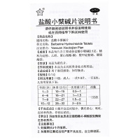 东北 盐酸小檗碱片100片 黄连素片 肠胃炎腹泻拉肚子肚子痛胃痛药