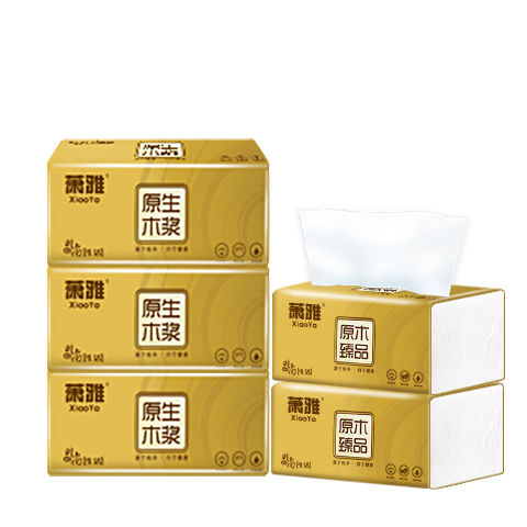 10包抽纸整箱纸巾餐巾纸纸抽萧雅40包/面巾纸原木家用卫生纸|原生木浆