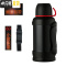 三维工匠保温水壶户外大容量便携车载31男43家用4杯6大号5超大旅行壶5 3哑黑色(60H保温-赠背带)保温杯