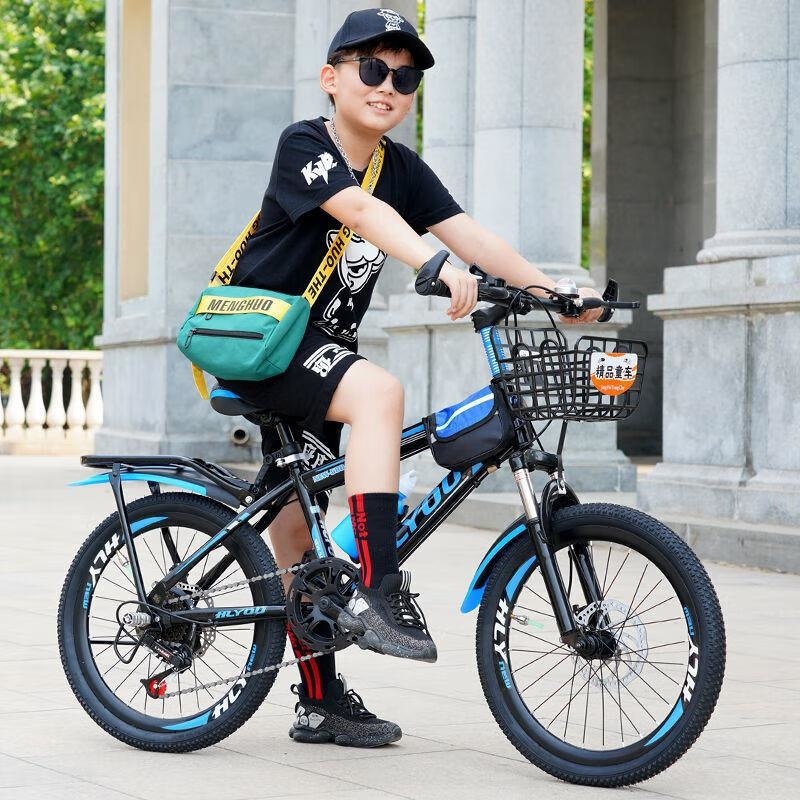 儿童山地自行车男女童适用双碟刹减震变速2024寸高清大图