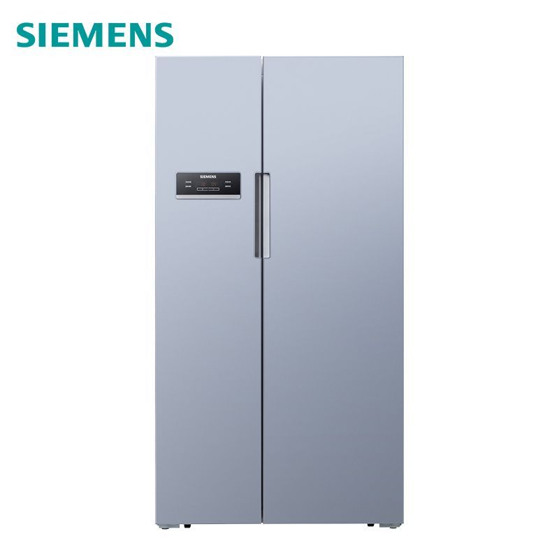 西门子siemens610升变频风冷无霜双开门对开门家用冰箱超大容量银色以