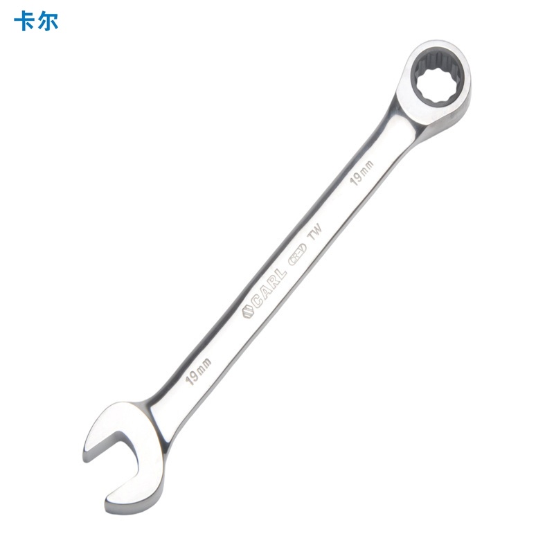 卡尔 航空级全抛光两用快扳19mm 21015 把高清大图