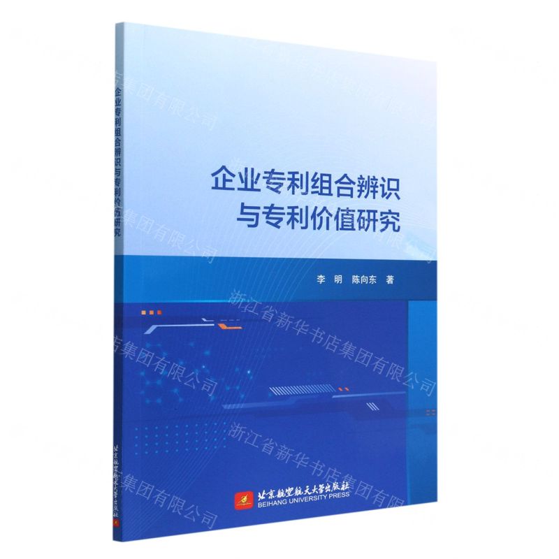【N】企业专利组合辨识与专利价值研究-9787512438033