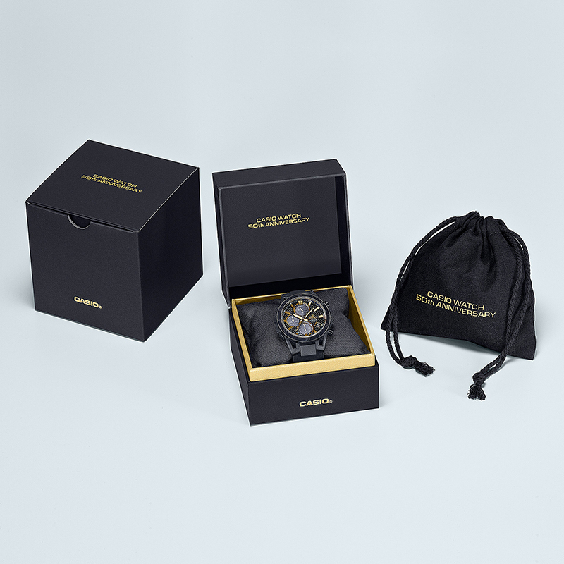 CAISO旗舰店卡西欧手表男EDIFICE50周年海洋黑暗之心新年送礼主题特殊礼盒防水男士商务石英表男EFR-303CL高清大图