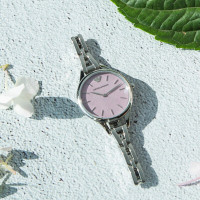 阿玛尼(EMPORIO ARMANI)女 新款时尚个性纤薄石英钢带女表AR11122