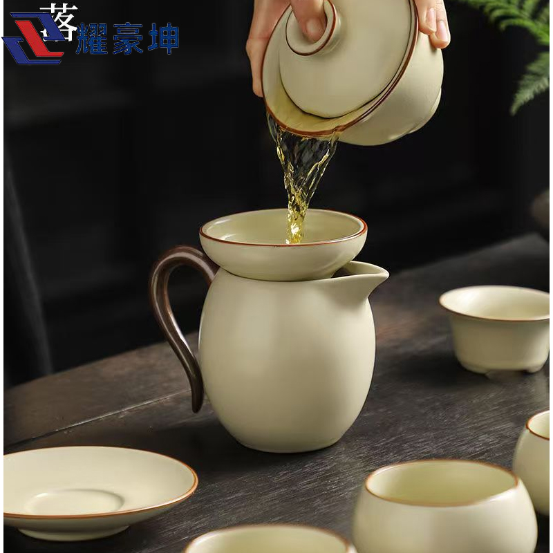 耀豪坤 11头陶瓷茶具礼盒套装TZB/套高清大图