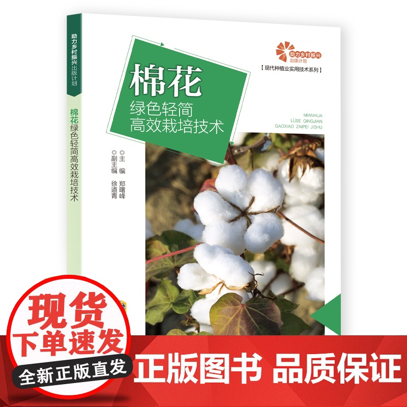 助力乡村振兴出版计划·现代种植业实用技术系列:棉花绿色轻简栽培技术高清大图