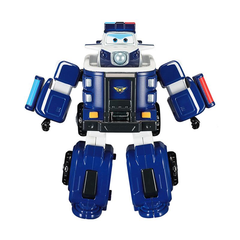 奥迪双钻超级飞侠玩具变形机器人玩具Q版套装包警长720355图片