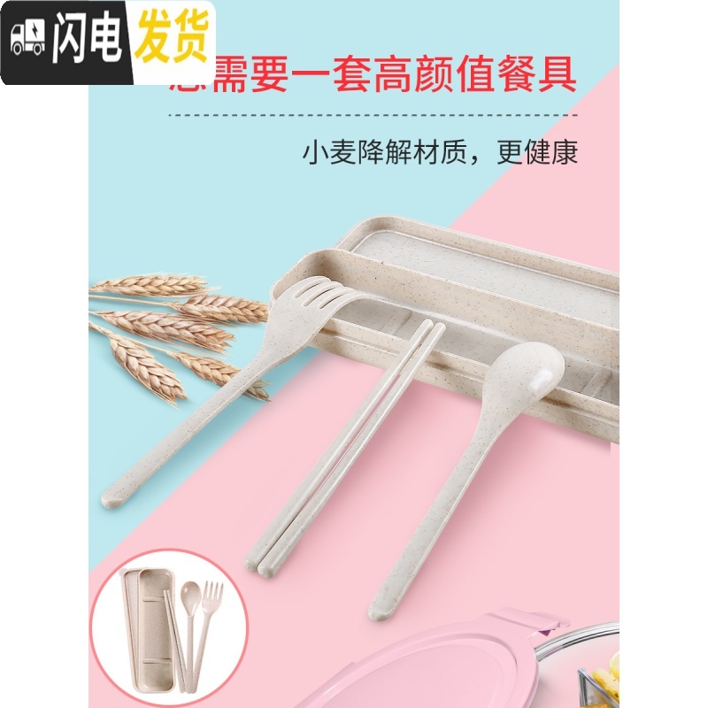 三维工匠微波炉加热专用带饭盒上班族玻璃分隔型水果便当盒三格圆形保鲜碗 粉色950四只装[多只更划算]
