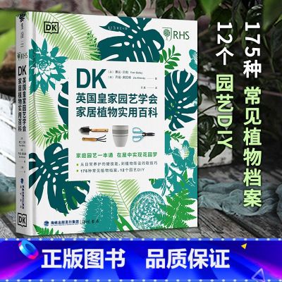 【正版】DK英国皇家园艺学会 家居植物实用百科 家庭园艺实用宝典 在屋内实现花园梦 家庭园艺一本通 养护技能陈设版KD