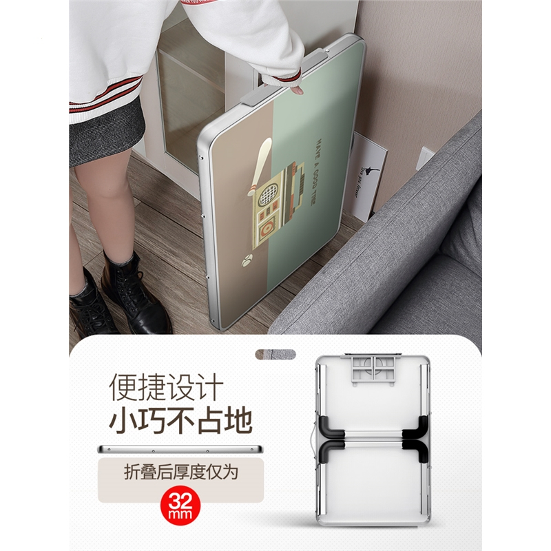 床上小桌子学生宿舍家用懒人电脑桌简易可折叠写字简约书桌