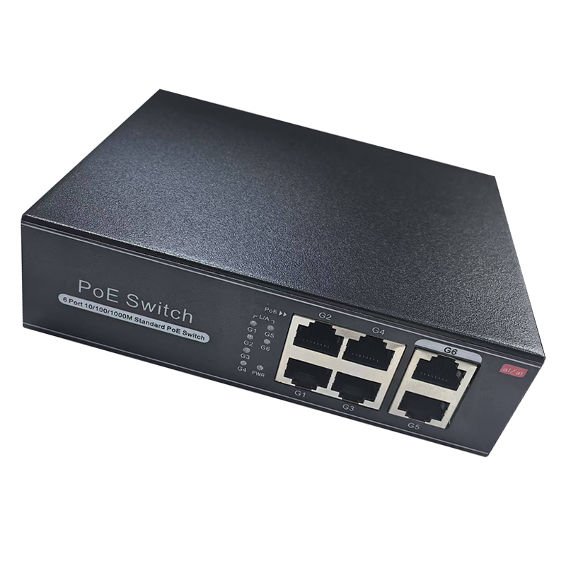 迪信光谱 4口千兆POE+2千兆上行口网口交换机 OYD-S2106-POE 台高清大图