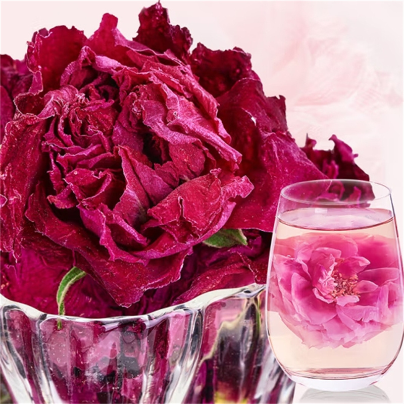甄选玫瑰花冠100克干平阴玫瑰花茶泡水食用大朵玫瑰花9260高清大图
