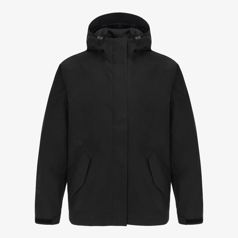 The North FaceM男款2025春季北面GORETEX科技防风防水连帽透气夹克 BLACK 100L