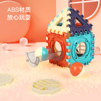 纽奇(Nukied)儿童滚珠轨道积木玩具百变拼装滑道拼插大颗粒益智玩具3-6岁男女孩 轨道滚珠积木160件套(配收纳箱)