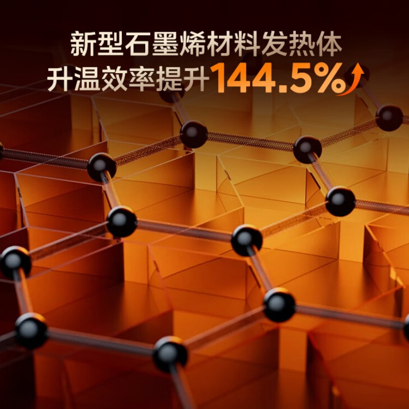 美的 暖风机 HFS22ZM(珠穆)石墨烯暖风机 家用速热取暖器 全屋升温客卧两用电暖器高清大图