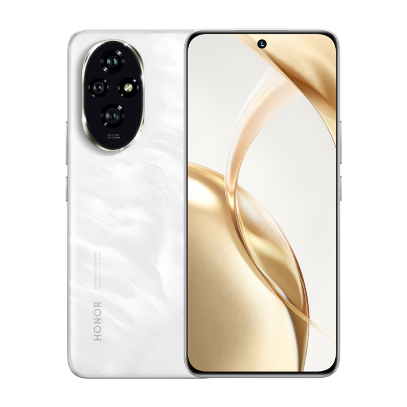 荣耀200 12GB+512GB 月影白 5G手机 5200mAh青海湖电池 5000万三主摄写真相机 荣耀绿洲护眼屏 学生拍照老人备用智能机