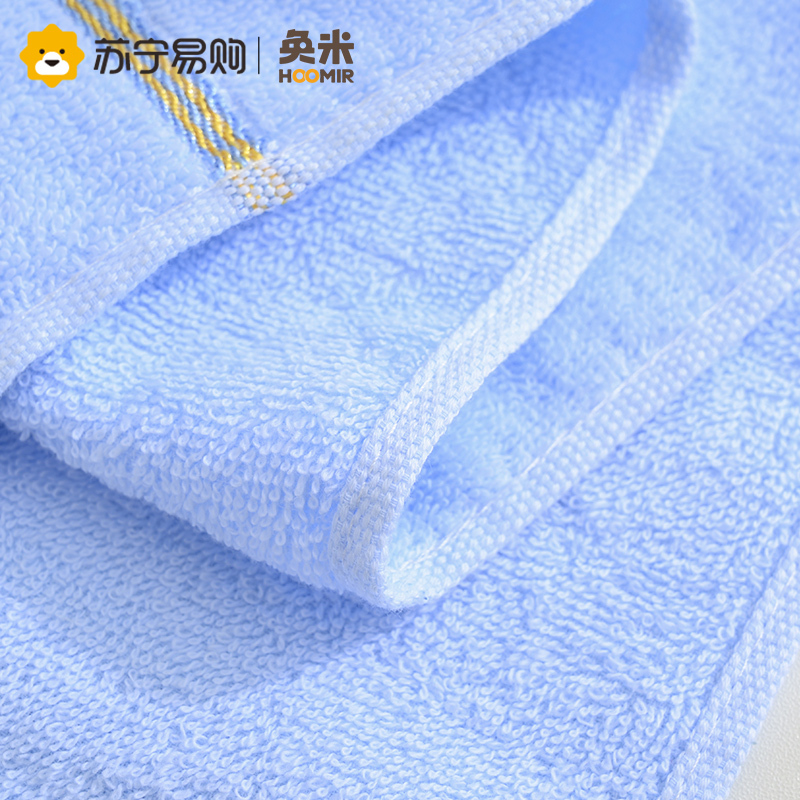 奂米纯棉毛巾男家用成人柔软洗脸洗澡干发加厚全棉吸水速干不掉毛814-2