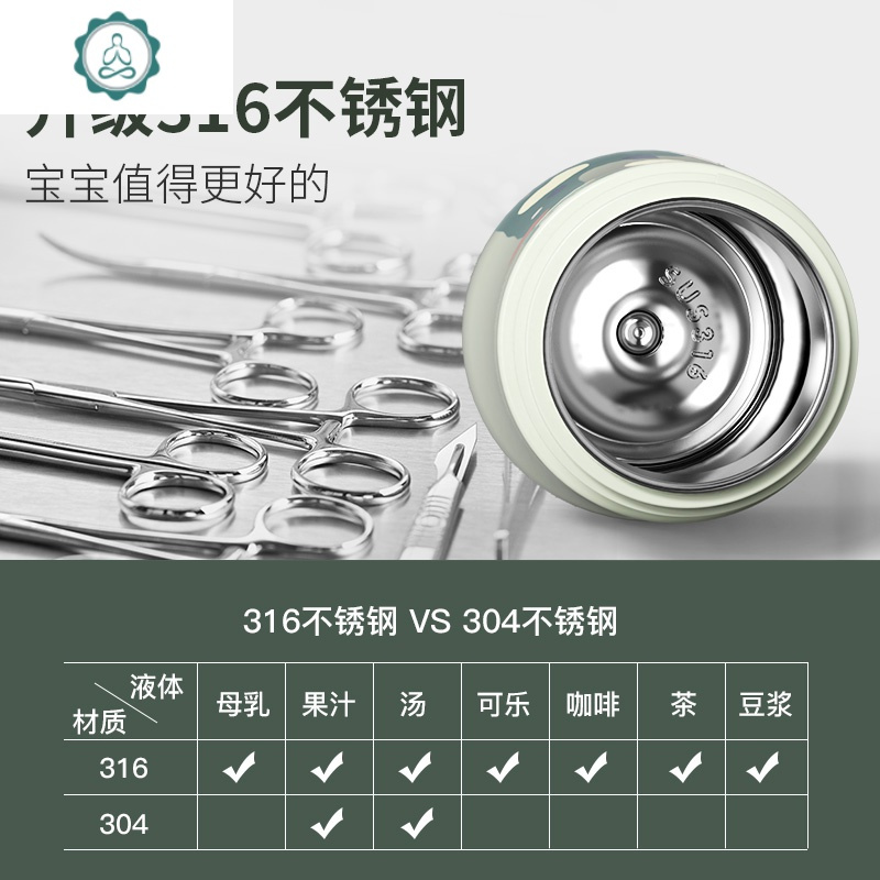 儿童保温杯带吸管婴儿鸭嘴杯两用手柄可爱携带外出宝宝保温喝水杯 封后 360珀尔粉(手柄款)