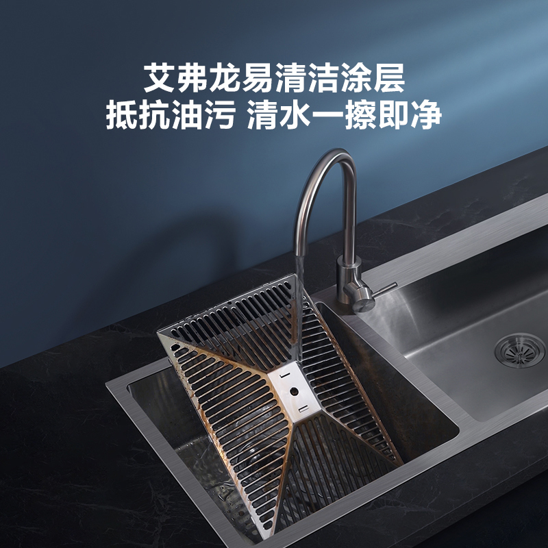 史密斯(A.O.Smith)重磅新品 家用顶吸式抽油烟机 直流变频风机大风量 飓吸强排 易清洁CXW-200-T5B+