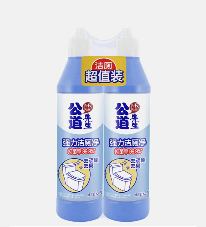 妙管家(MAGIC AMAH)公道先生强力洁厕净 500g*2