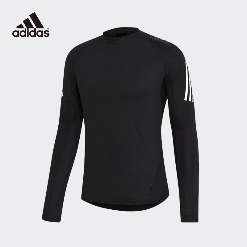 阿迪达斯adidas男款紧身长袖上衣DW8481