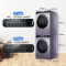 海尔(Haier)XQG100-BD14126L+GBN100-126纤美洗烘套装 10公斤滚筒洗衣机+热泵式干衣机组合