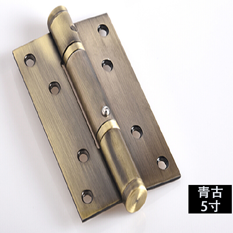 自闭合页隐形合页液压弹簧缓冲自动关闭器铰链不锈钢合叶 5寸不锈钢青古(一个的价格) 默认尺寸