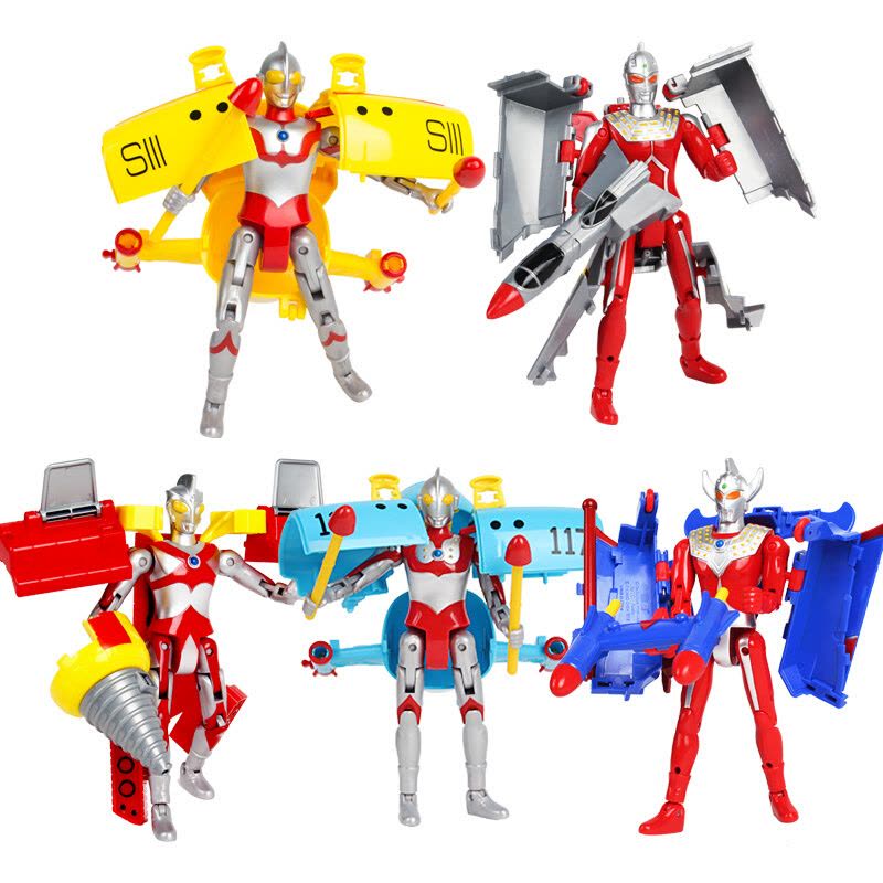 咸蛋超人(ULTRAMAN)奥特曼玩具模型 多关节可动奥特曼蛋变身器打怪兽对战变形飞行战机 变形怪兽-佐菲图片