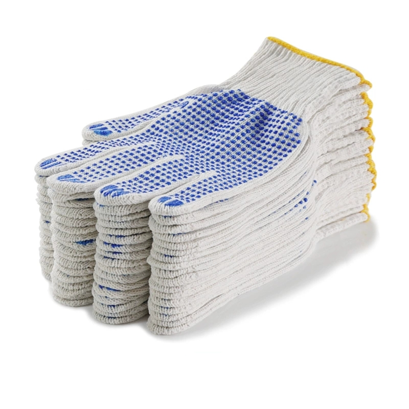 迅迈 劳保棉纱加厚耐磨胶点橡胶手套700g【12双】 单位;双