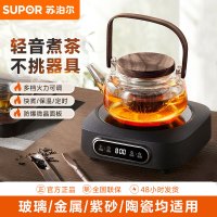 苏泊尔迷你电陶炉围炉煮茶器电磁炉不挑茶具智能触控家用小型煮茶炉便携式电围炉