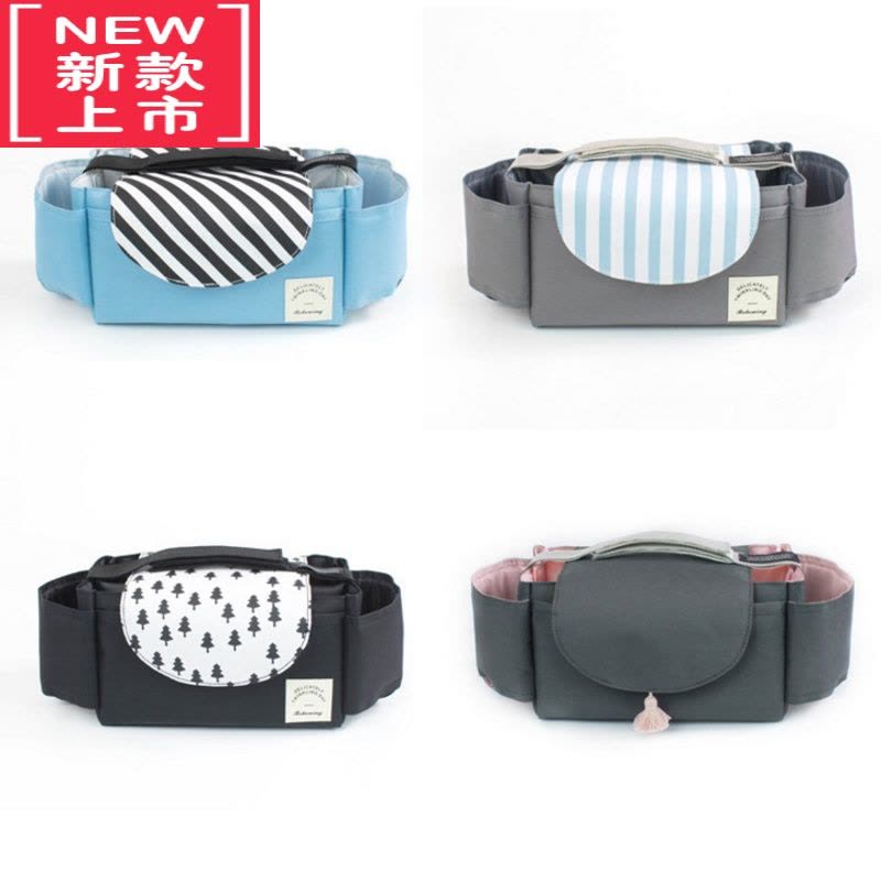 可莉允韩版新款尿布包婴儿推车挂包宝宝奶瓶水杯尿布储物妈咪收纳包挂袋图片