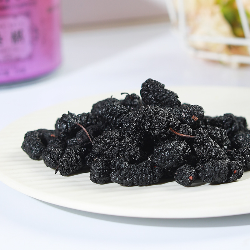 北京同仁堂 桑葚干果120g*2罐 黑桑椹特級免洗无沙泡茶水养生茶泡水官方旗舰店高清大图