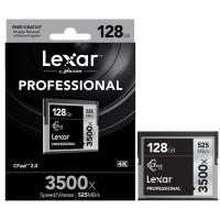雷克沙(Lexar)128GB CFast 2.0卡3500X读525MB/s写445MB/s单反相机内存卡摄像机存储卡