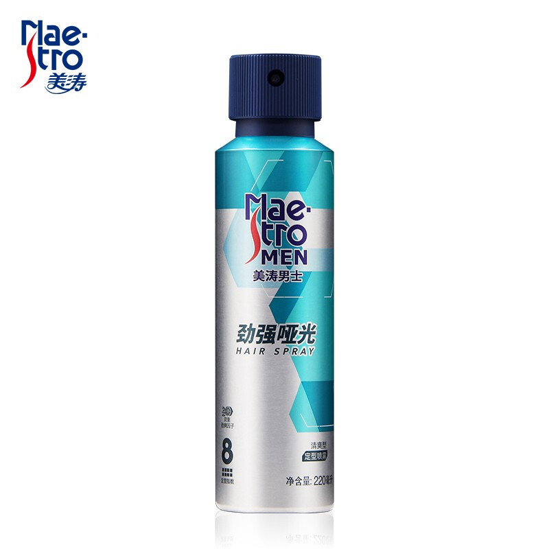 美涛 男士清爽型劲强哑光定型喷雾220ml高清大图