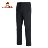 [清仓]CAMEL骆驼户外软壳裤 秋冬情侣款男女摇粒绒保暖舒适登山软壳裤